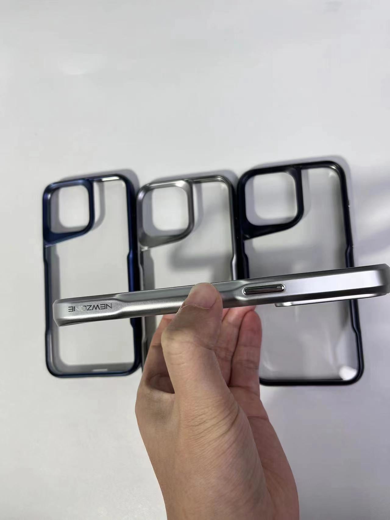 New Metallic Newzone Clear Case! 🩶