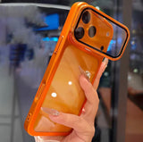 New Lens Glass Stand Clear Case