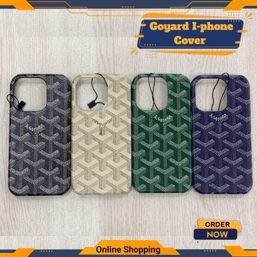 Goyard Leather-Feel Fabric Case