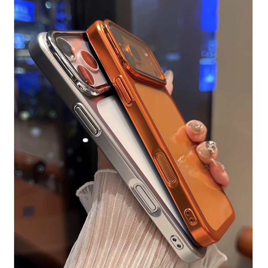 New Lens Glass Stand Clear Case
