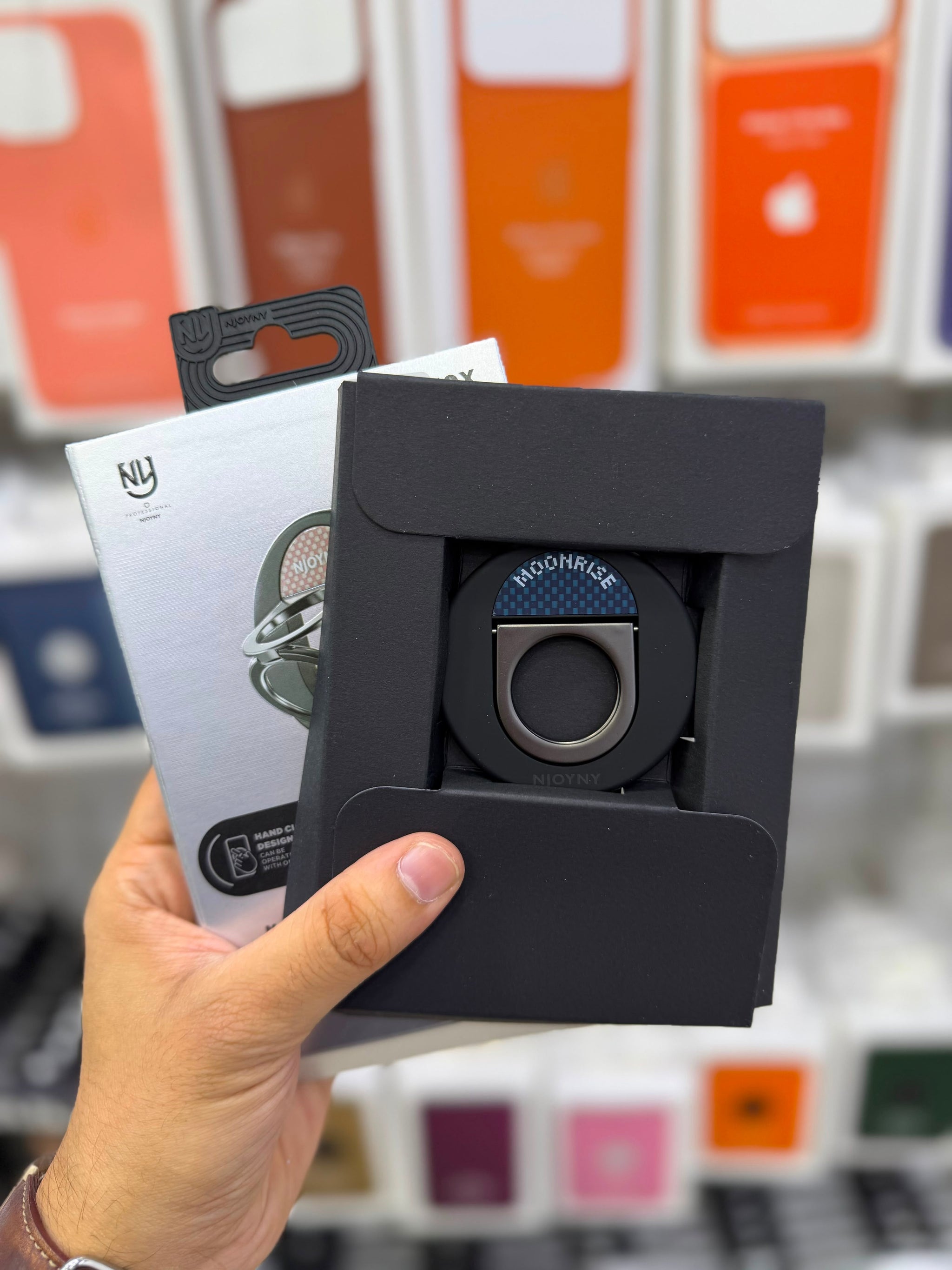 NJOYNY Magnetic Ring Holder & Phone Stand