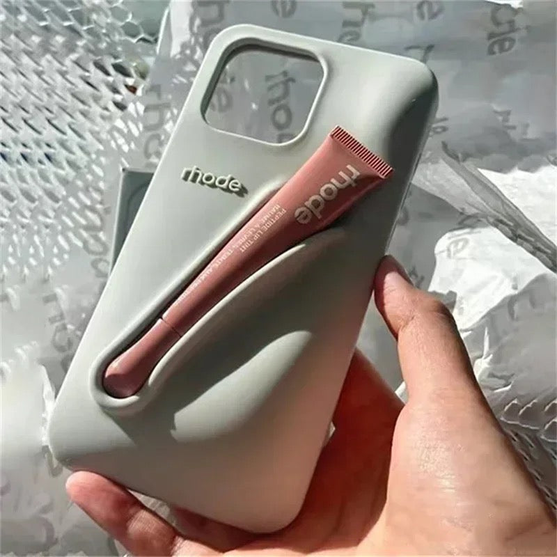 New Original Rhodes LipGloss 💄 Silicone Case With Box 🩶