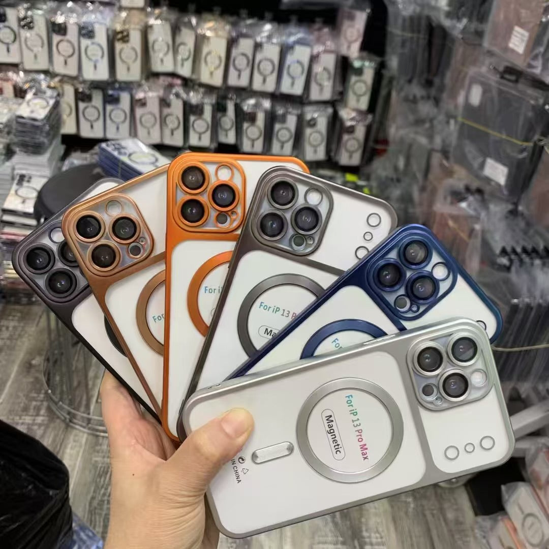 New Electroplated MagSafe Clear Case