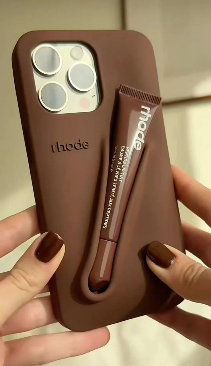 New Original Rhodes LipGloss 💄 Silicone Case With Box 🩶