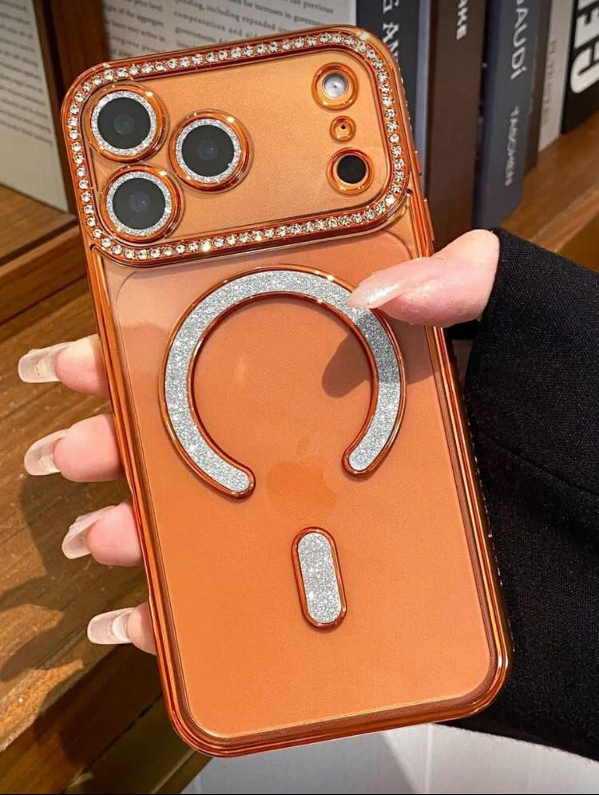 New Diamound Blingy Magsafe clear Case🤍💍