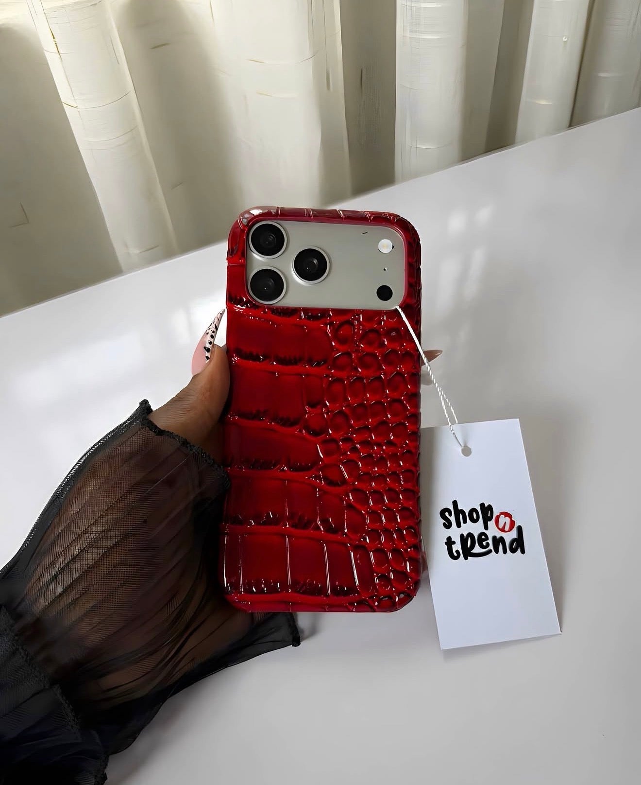 New Crocodile Leather Case 🐊