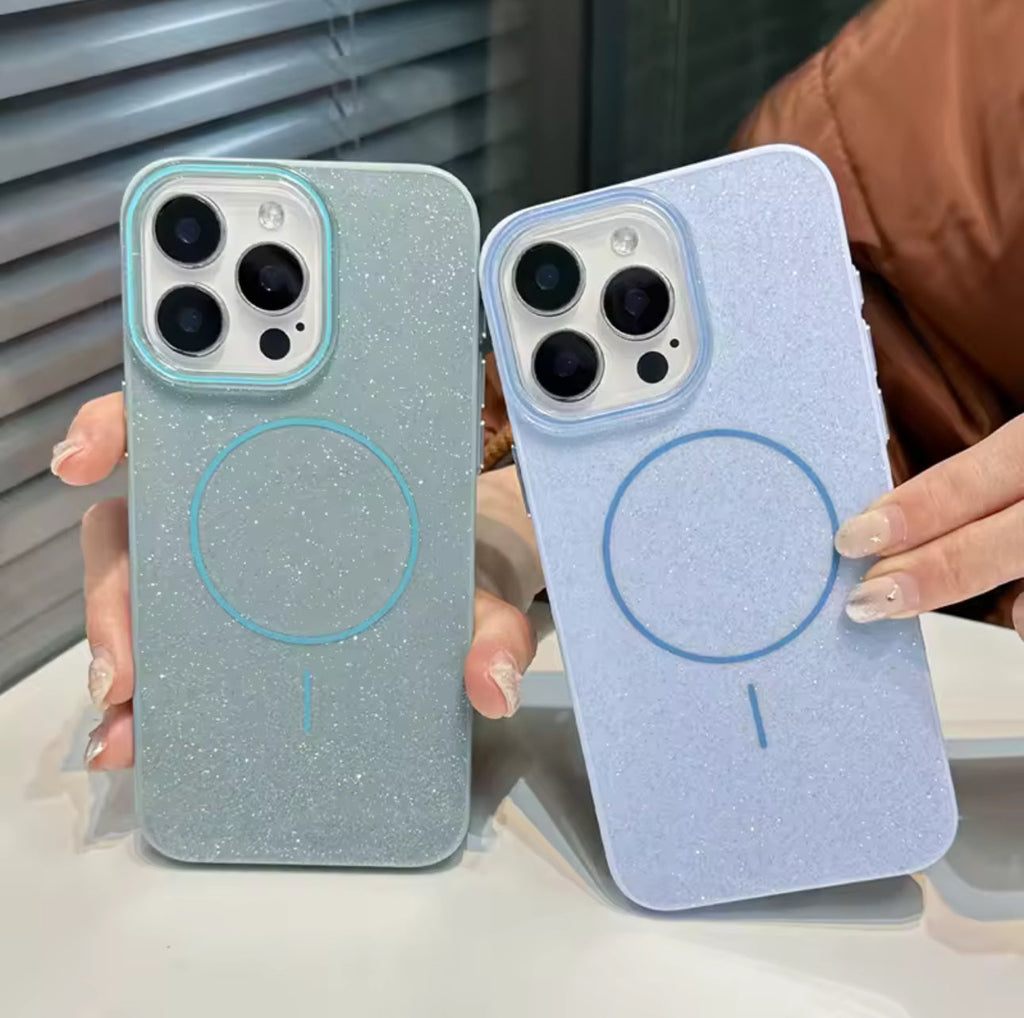 New Sparkle Glitter Glossy MagSafe Case! 🖤