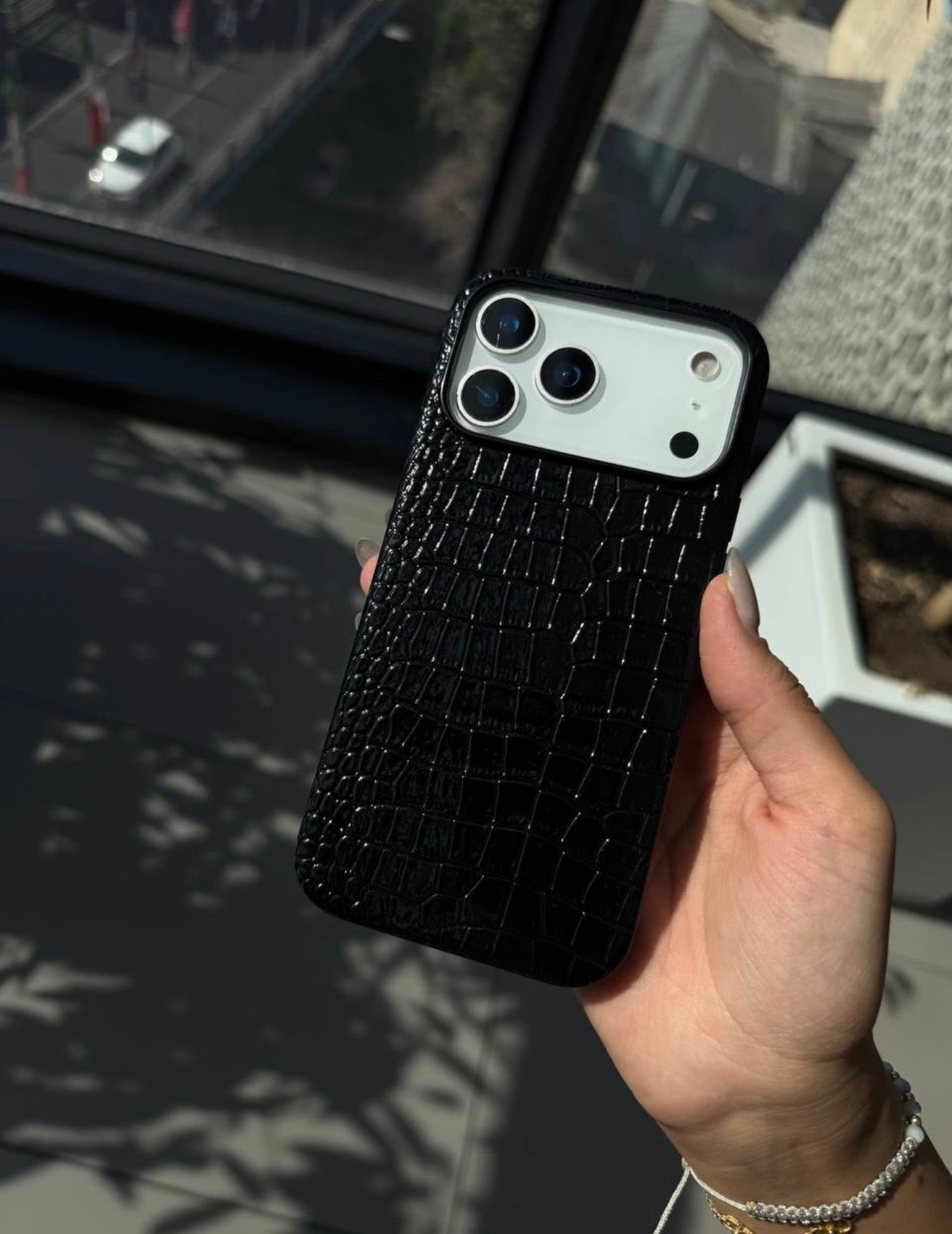 New Crocodile Leather Case 🐊