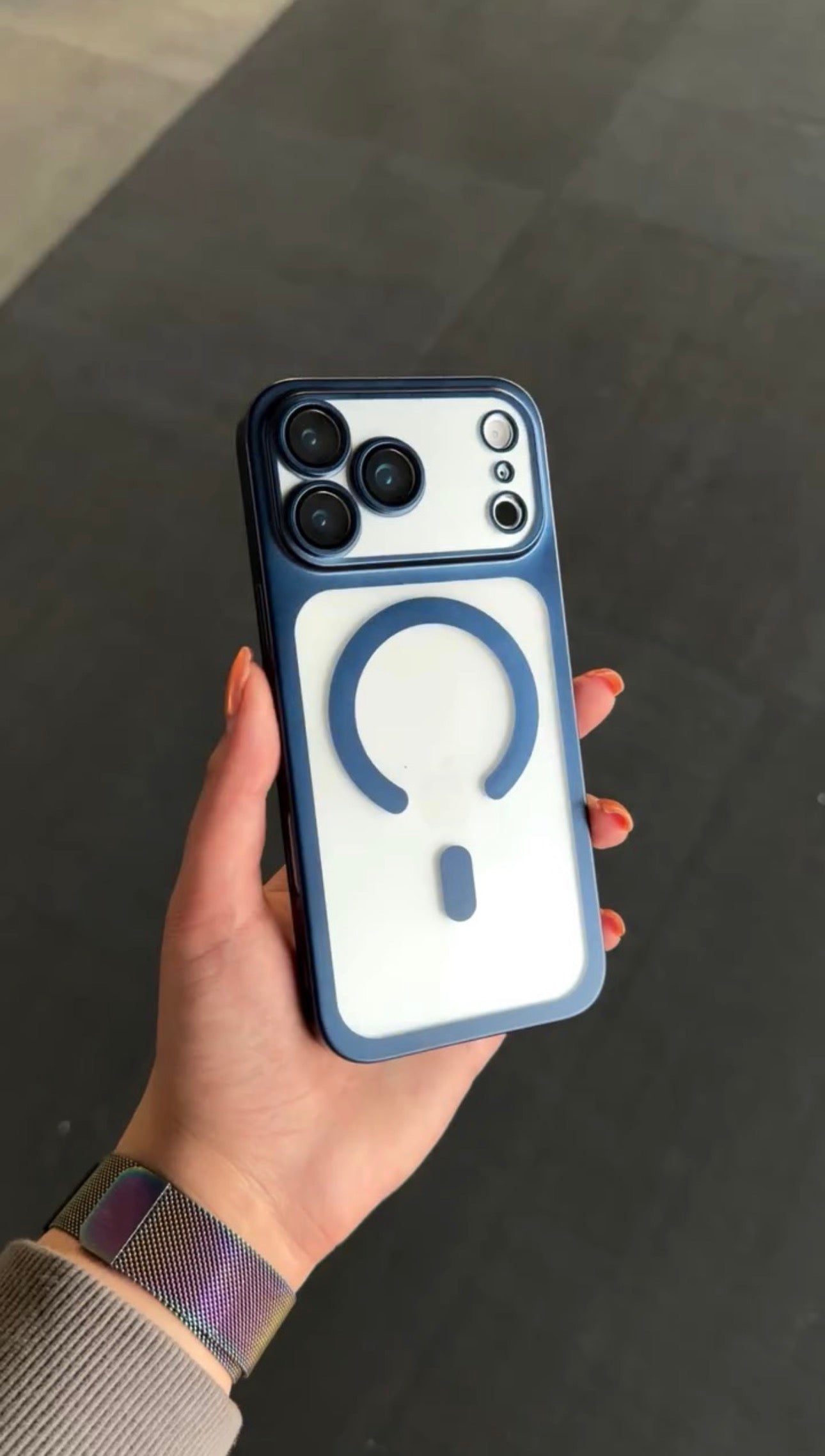 New Electroplated MagSafe Clear Case