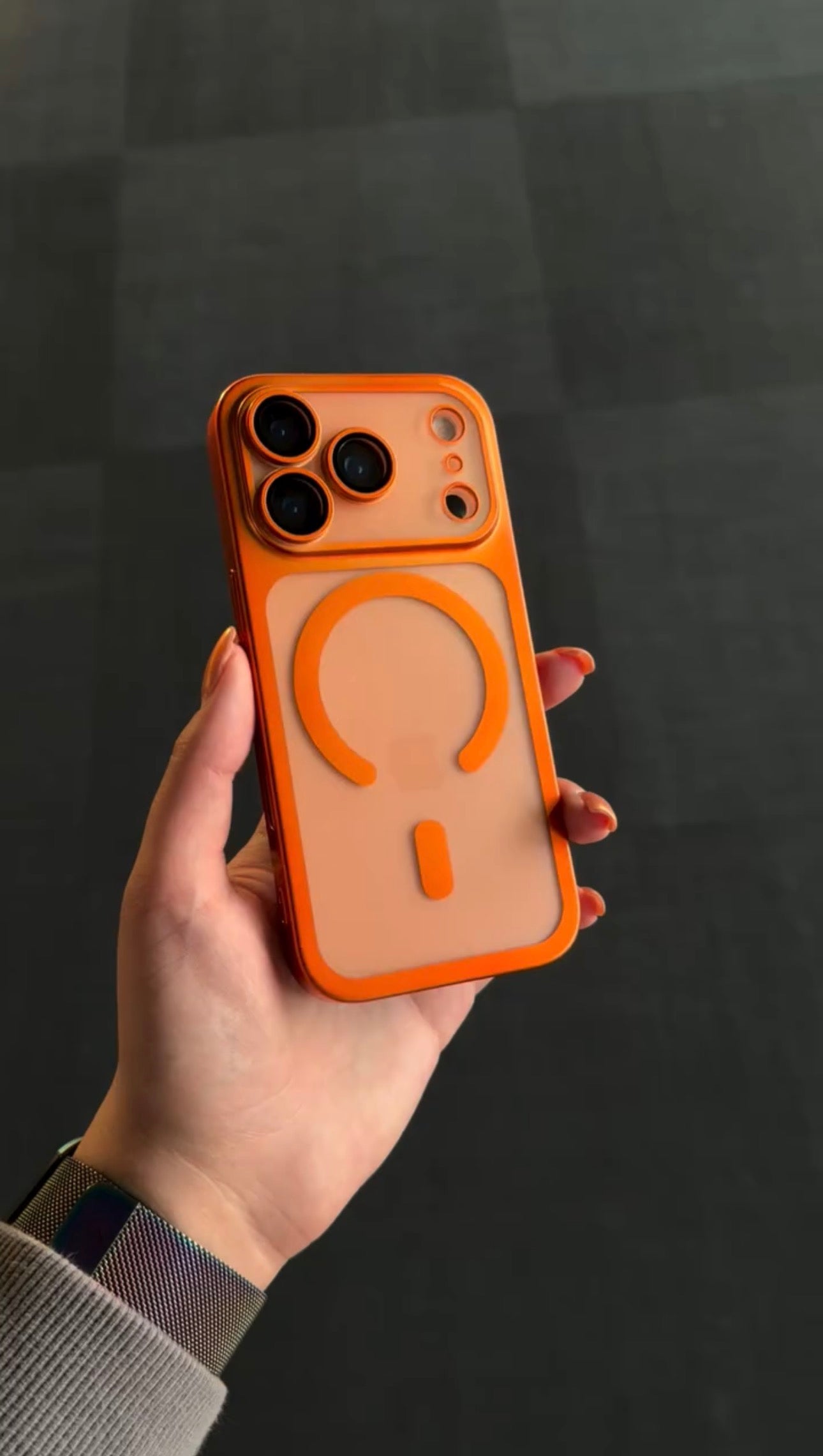 New Electroplated MagSafe Clear Case