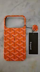 Goyard Leather-Feel Fabric Case