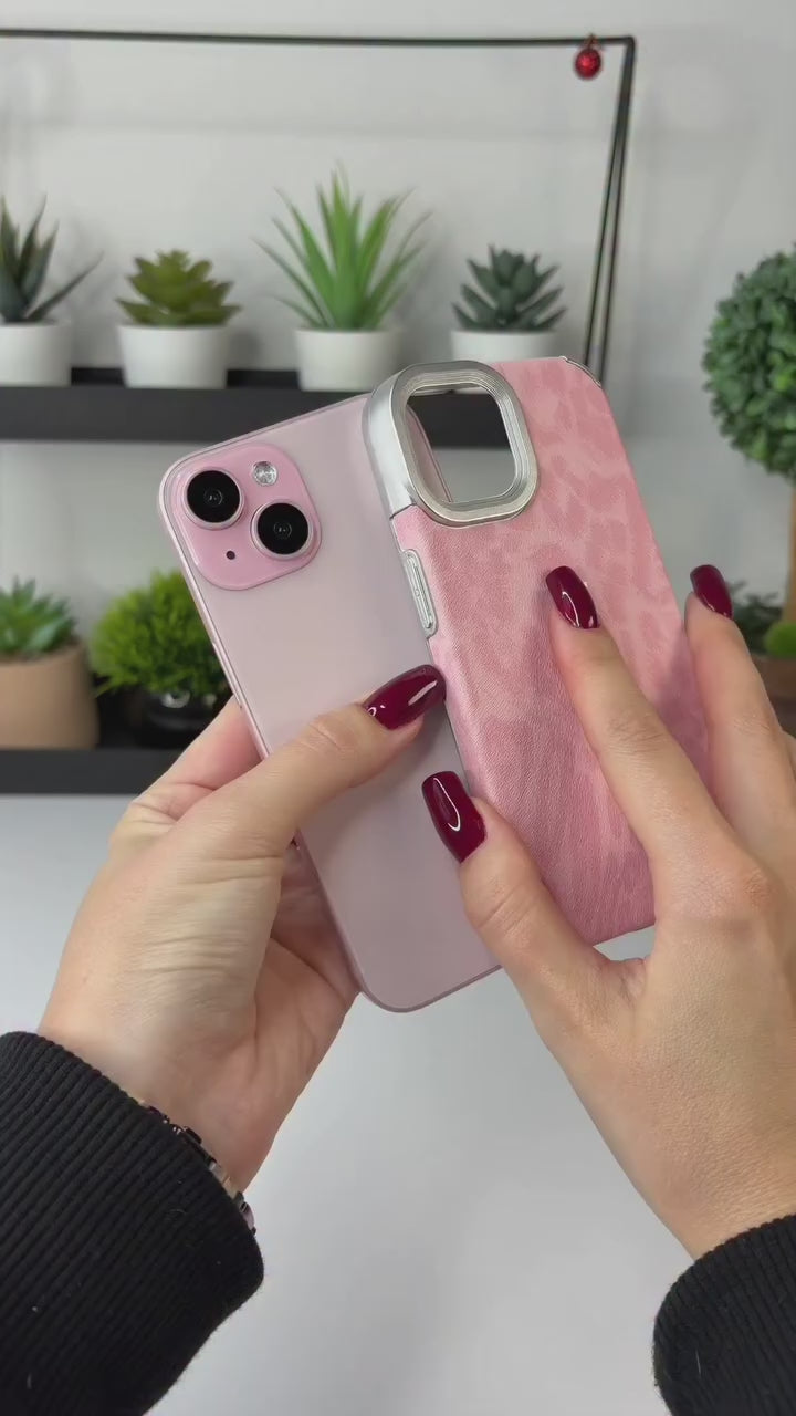 New Luxe Leapords Leather Feel Case