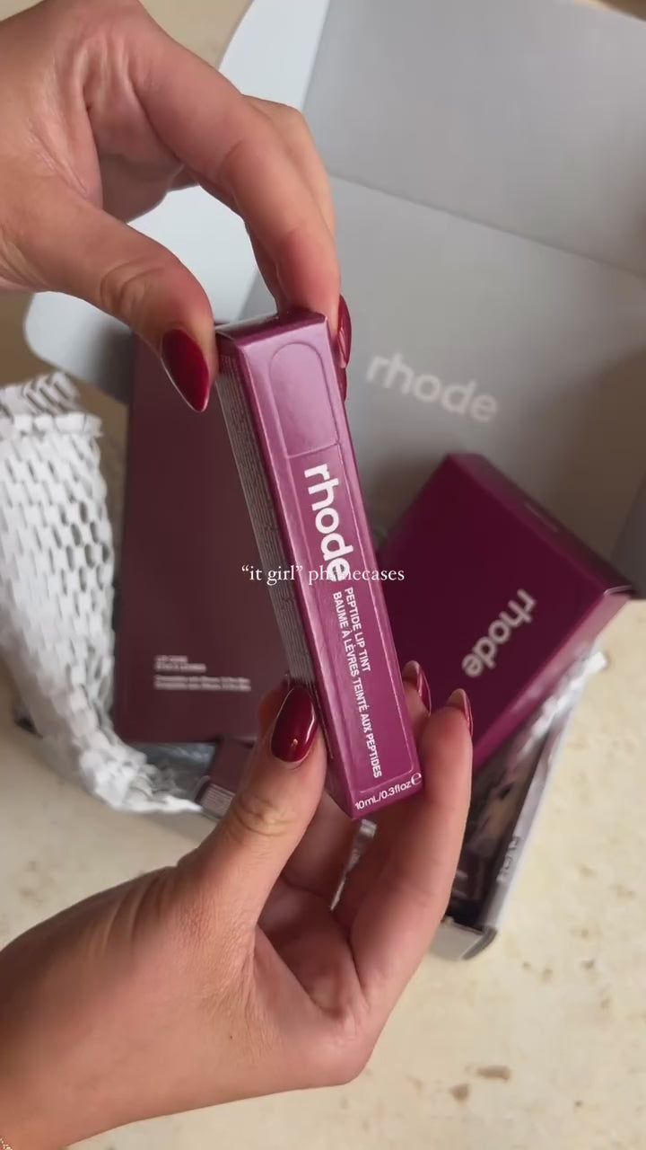 New Original Rhodes LipGloss 💄 Silicone Case With Box 🩶