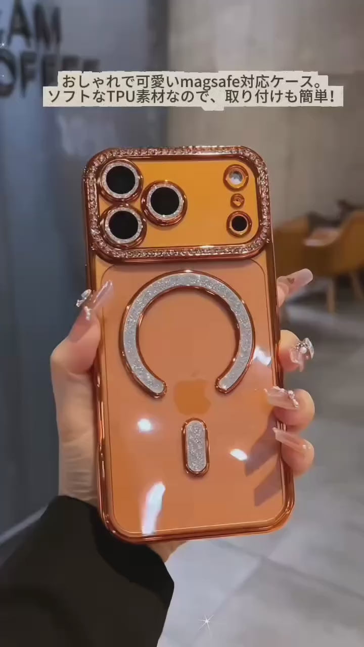 New Diamound Blingy Magsafe clear Case🤍💍