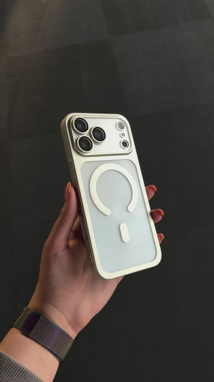 New Electroplated MagSafe Clear Case