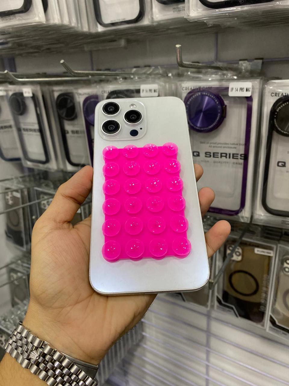 Silicone Suction Multi-Functional Wall Stand Mobile Phone Holder